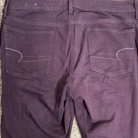 American Eagle Outfitters Deep Purple Pants - Picture 6 of 6